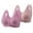 Pink2, variant on fatyb 2 Pack Front Closure Bras for Women Everyday No Underwire Sleep Bras Full Coverage Comfortable Bras