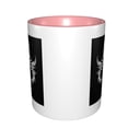 thumbnail image 2 of Taza de café clásica con logotipo mandaloriano y calavera de mitosaurio transparente, elegante taza de cerámica con asas para restaurante, cafetería, hogar, 11 oz, 2 of 5