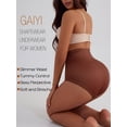 thumbnail image 2 of GAI YI Women's High-Waist Light Tummy Control Girdle Panties Full Coverage Underwear Ladies Panties for Women Skin+Rose Brown+Navy+Caramel L, 2 of 6