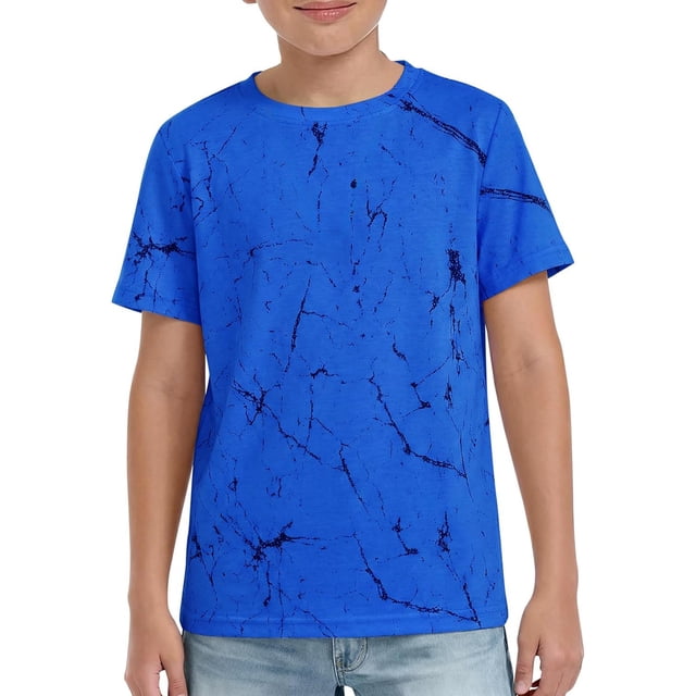 Vêtements Garçon T-Shirts Graphiques à Col Rond Tee-Shirts Vêtements Garçons 10-11 Ans