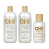 CHI Keratin Shampoo and Conditioner ( 32 oz each ) with Silk Infusion 2 oz