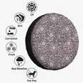 thumbnail image 4 of Retro Ornament Pattern Print Spare Tire Cover Waterproof Tire Wheel Protector for Car Truck SUV Camper Trailer Rv 14"-17", 4 of 5
