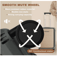 thumbnail image 6 of Travlr's Bubble Foldable/Collapsible  100% PP hardside  Lightweight 20" Carry On trolley luggage  with TSA Lock and mute  omnidirectional spinner Wheels - Black, 6 of 6