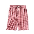 thumbnail image 2 of Yievot Womens Pajama Shorts Plaid Drawstring Elastic Waist Loose Casual Sleepwear Lounge Pj Shorts with Pockets, 2 of 7