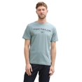 thumbnail image 2 of TOM TAILOR Camiseta para hombre - camiseta estampada, cuello redondo, corte recto, algodón Verde menta 2XL (XX-Large), 2 of 6