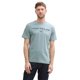 thumbnail image 2 of TOM TAILOR Camiseta para hombre - camiseta estampada, cuello redondo, corte recto, algodón Verde menta L (Large), 2 of 6