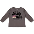thumbnail image 3 of Inktastic Let Me Smash Cake Its My Birthday Girls Long Sleeve Toddler T-Shirt, 3 of 5