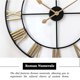 thumbnail image 4 of Reloj de pared de estilo europeo simple sala de estar reloj de hierro mudo Reloj de pared digital creativo reloj decorativo reloj transfronterizo, 4 of 6