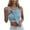 Light Blue, variant on Fanxing Tank Tops with Built in Bra Womens Padded Yoga Camisole Shelf Bras Tank Tops Basic Racerback Workout Undershirt Army Green,S