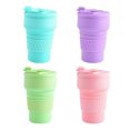 thumbnail image 1 of Taza de café plegable portátil WEIHJMXG Silicona 350 ml 4 piezas, 1 of 5