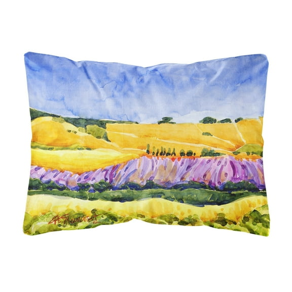 Carolines Treasures 6053PW1216 Landscape Decorative Canvas Fabric Pillow 12H x16W multicolor