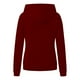thumbnail image 4 of Pntutb moda mujer manga larga cuello redondo blusa sólida otoño casual pulóver tops sudaderas con capucha Pntutb Pntutb-5299, 4 of 4