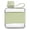 Green, variant on Slim Flat Water Bottle with Silicone Anti- Sleeve Portable Leak Proof Square Water Bottle with Carry Loop for School Work Cycling Fitness Travel Outdoor 10.82oz