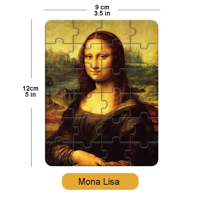 Wooden Jigsaw Puzzles 500 PCS Mona Lisa Leonardo Da Vinci Painting Collectibles 