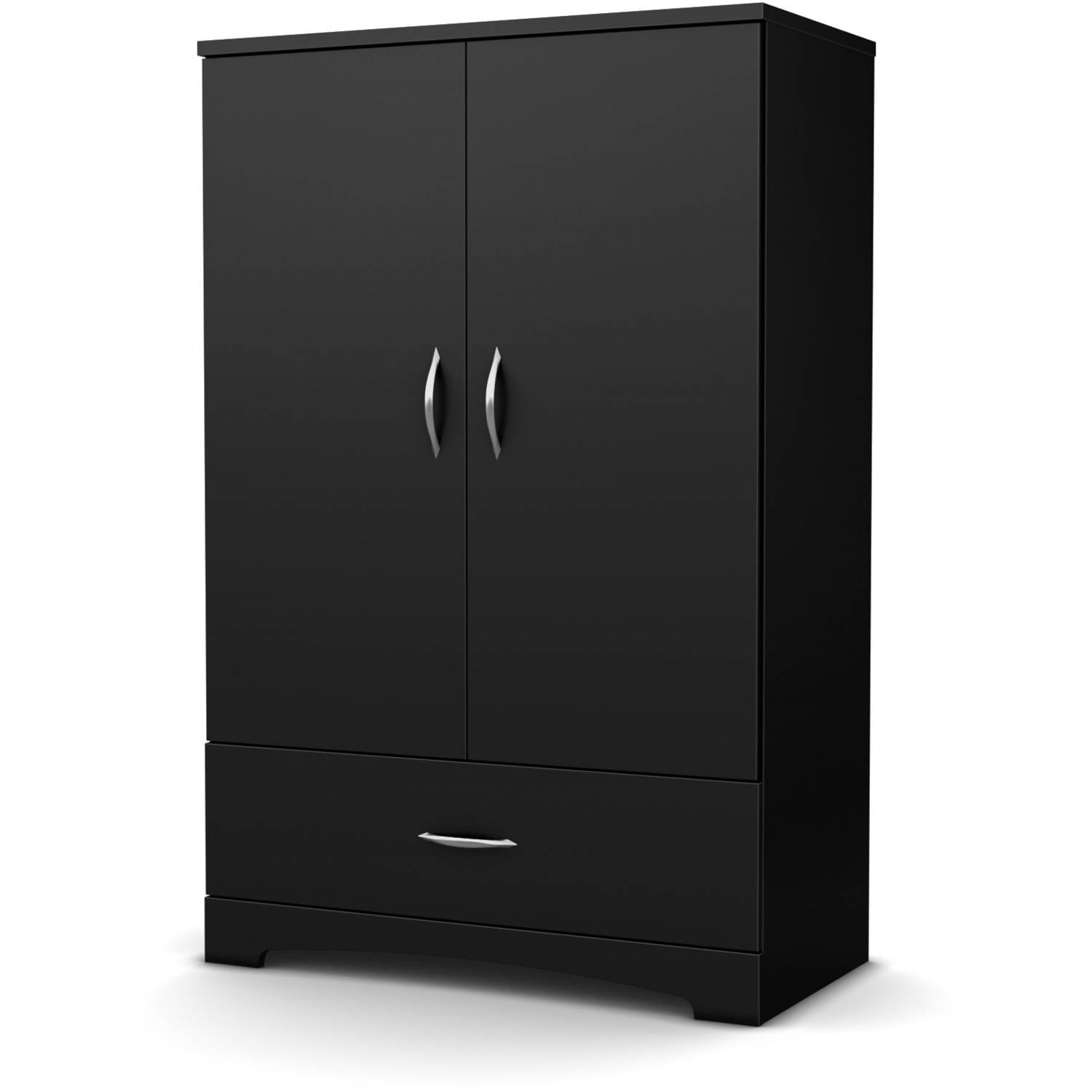 Armoire Walmart South Shore SoHo Armoire with Drawer, Multiple Finishes