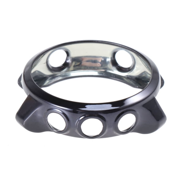 Carcasa de reloj galvanizada, carcasa protectora, compatible con el reloj inteligente Garmin Forerunner 245 Music (negro).