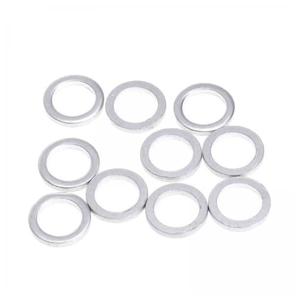 2x10Pack de Aleación de Aluminio, Espaciador de Bicicleta, Arandela de Dirección, Junta de , 12 Mm de Diámetro Exterior. Sunnimix Espaciador de rueda de cadena de bicicleta
