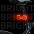 thumbnail image 4 of Lámpara de cola de bicicleta LED Señal de giro Ciclismo Luz trasera Luz trasera Luz de advertencia de seguridad recargable Impermeable con 5 modos de luz Control remoto para bicicleta de montaña Abanopi Lámpara de cola de bicicleta, 4 of 7