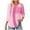 Pink Tops for Women_g, variant on CYMMPU Summer Fall Fashion Tunic Tops Shirts Basic Tees Floral Printed 3/4 Length Sleeve Business Work Blouses Vintage Crewneck 2025 Clothes for Women Pink XXL