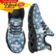 thumbnail image 1 of Nueva tendencia, zapatos planos para mujer con estampado de dibujos animados de dentista y dientes, zapatos casuales de malla transpirable, zapatillas para mujer, 1 of 6