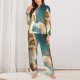 thumbnail image 2 of Balery Starry Sky Cloud Cute Rabbit Conjunto de Pijama con Estampado para Mujer, Conjunto de Dos Piezas con Manga Larga, Ropa de Dormir Suave con Bolsillos, Pijamas Cómodos-Small, 2 of 7