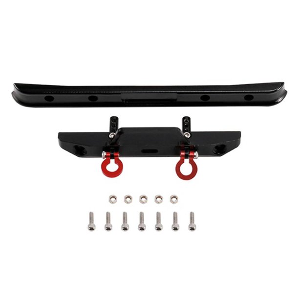 para Axial SCX24 AXI00001Chevrolet C10 Frame 1/24 RC CrawlerCar Metal Front & Rear Bumper Upgrade Pa