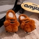 thumbnail image 4 of Zapatos Cálidos Sin Cordones para Casa Cómodas Felpa Con Pata Tigre Interior, 4 of 9