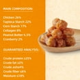 thumbnail image 4 of (3 pack) Jungle Calling Rawhide Free Dog Chew Treats, Real Chicken Wrapped Peanut Butter Bones, Teeth Clean Chewy Training Snacks, 6 oz, 4 of 8