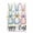 White, variant on Easter Bunny Kitchen Towels Set of 3, Spring Watercolor Polka Dot Flower Plaid Beige Absorbent Dish Towels for Kitchen, Microfiber Hand Towel, Quick Drying Tea Towel for Cleaning Dishcloths