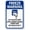 Warning Sign 4, variant on Warning Sign - Maximum Load Capacity 5000 Lbs, Aluminum Rust-Proof Security Sign for Industrial Equipment, Loading Zones, Warehouse Areas, 12x8inch