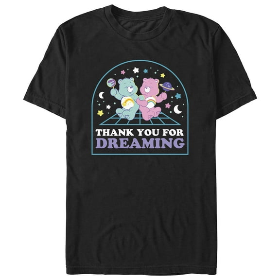 Men's Care Bears Thank You for Dreaming  Graphic Tee Black Medium