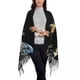 thumbnail image 5 of Bufandas de escarabajos grandes personalizadas para mujer, chal grueso y cálido con borla, bufanda de película gótica de Tim Burton, Otoño e Invierno, 5 of 5