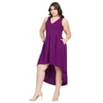 thumbnail image 4 of Plus Size High Low Fit N Flare Pocket Dress, 4 of 8