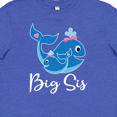 thumbnail image 4 of Inktastic Big Sis Whale Girls Sister Youth T-Shirt, 4 of 5