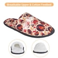 thumbnail image 3 of Balery Skull rock record music heart Pantuflas de Casa de Felpa Silenciosas con Diseño Estampado, Zapatillas Cómodas Antideslizantes de Algodón para Interior-Medium, 3 of 8
