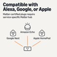 thumbnail image 3 of Enchufe Inteligente Amazon Basics Compatible con Matter Blanco, 3 of 6