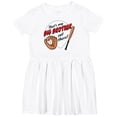 thumbnail image 3 of Inktastic That's My Big Brother out There Baseball Girls Toddler Dress, 3 of 5