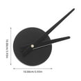 thumbnail image 2 of BESTYASH Black Acrylic Square Wall Clock Stick-On, Minimalist Design, Easy to Install, 1 Set for Home or Office, 2 of 8