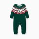 thumbnail image 2 of Conjunto de pijama de árbol de Navidad verde con mangas largas para toda la familia, 2 of 5