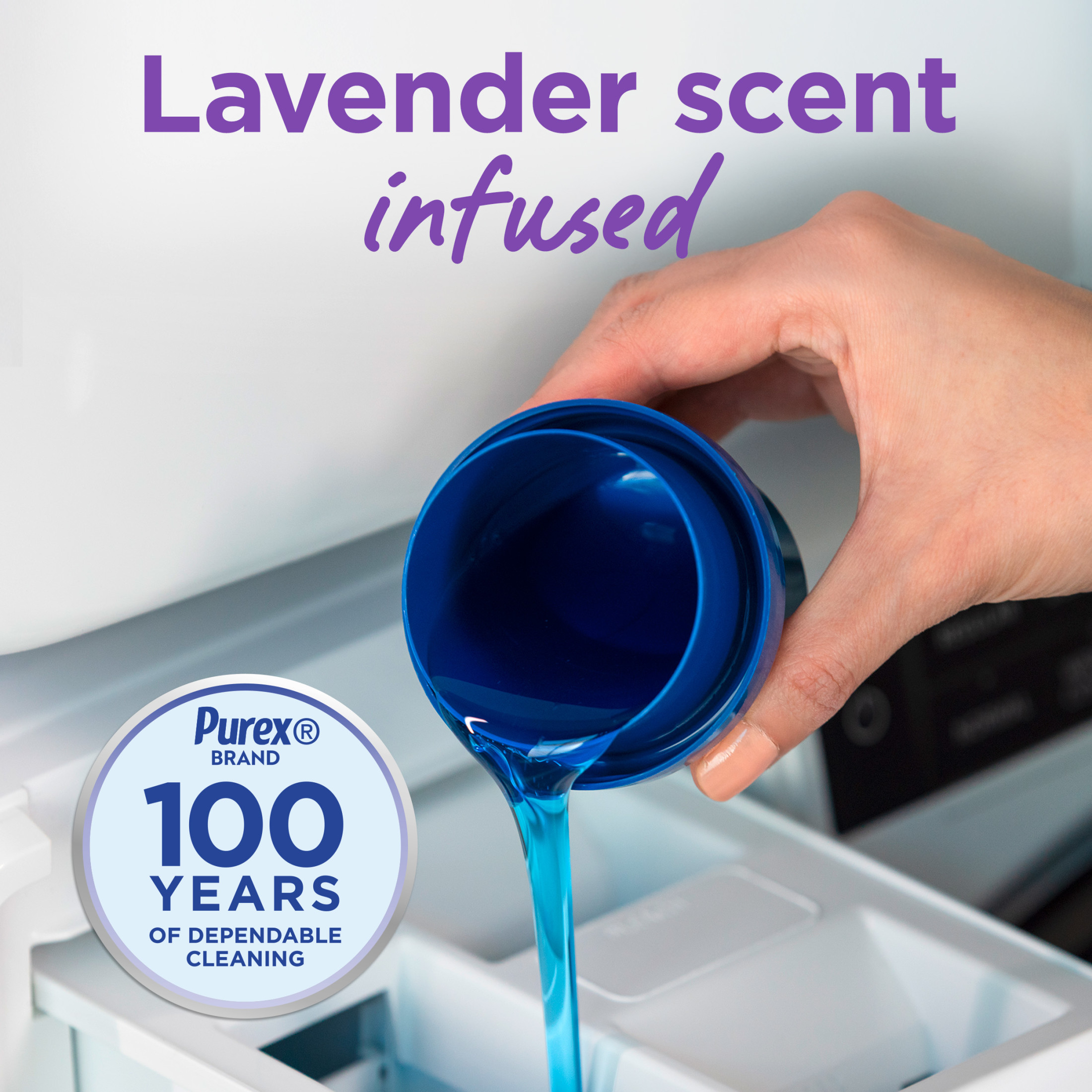 Purex Fresh Lavender Fields Liquid Laundry Detergent photo 5