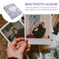 thumbnail image 4 of SHISUYAN Mini Photo Album Purple PVC for Couple Daily Use Home Decoration 1Pcs 4.3x3.1in, 4 of 9