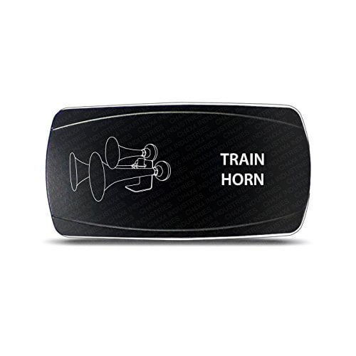 Blue Led CH4X4 Rocker Switch Train Horn Symbol