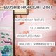 thumbnail image 3 of Paleta de coloretes Catkin Cheek Bake Shimmer Pink Peach 10 g C04, 3 of 6