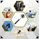 thumbnail image 4 of Mango con Mancuernas, Entrenamiento con Pesas Ajustable, Entrenamiento Antideslizante, Mango de Barra, Entrenador de Antebrazo, Ejercitador de Muñeca Cerradura de material ABS, 4 of 6
