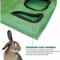 thumbnail image 2 of Bolsa de heno para conejo colgante, bolsa de alimentación para heno, accesorio para cabaña, 1 unidad (verde), 2 of 5