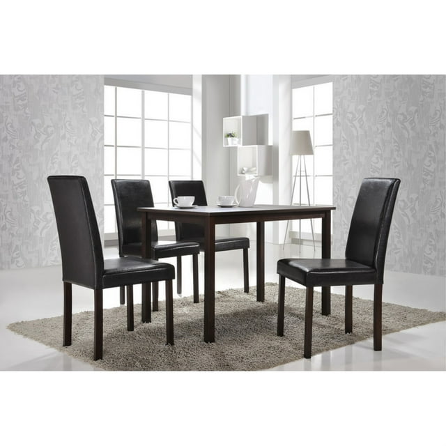 Baxton Studio Andrew Ensemble de Salle à Manger Moderne 5 Pcs