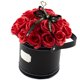thumbnail image 3 of Caja de Arreglo Floral Circular con Flores Rojas, 3 of 3