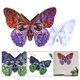 thumbnail image 4 of Adornos de pared de calavera de mariposas semiestereoscópicas, molde de pegamento en forma de gota, colgante artesanal, 4 of 5