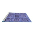 thumbnail image 2 of Ahgly Company Machine Washable Indoor Rectangle Abstract Blue Modern Area Rugs, 6' x 9', 2 of 4