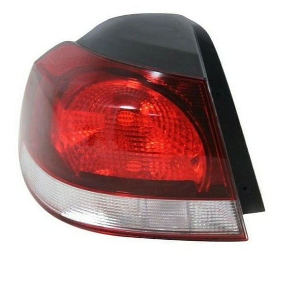 For 10-14 Golf/GTI Outer Taillight Taillamp Rear Brake Light w/o Bulb Left Side